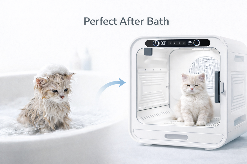 Smart Pet Dryer Box (72L) – The Ultimate Stress-Free Grooming