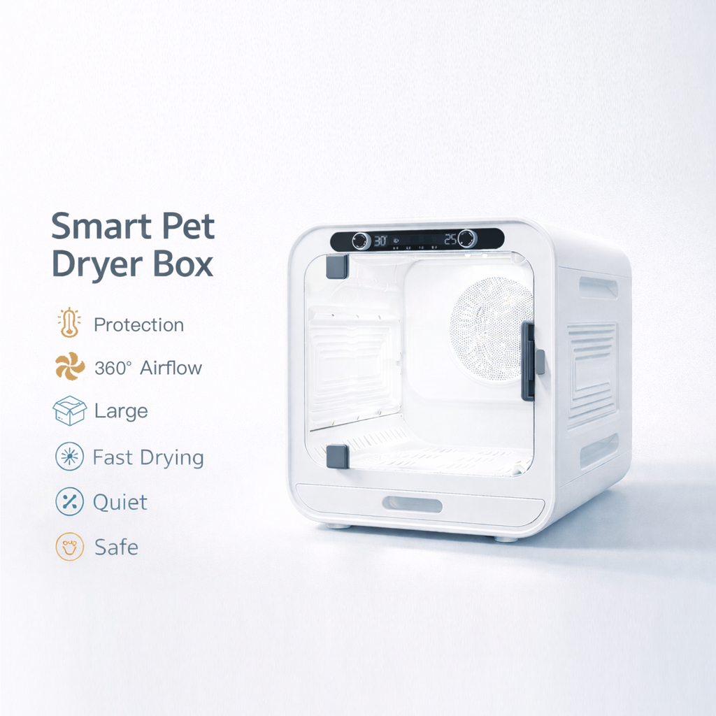 Smart Pet Dryer Box (72L) – The Ultimate Stress-Free Grooming