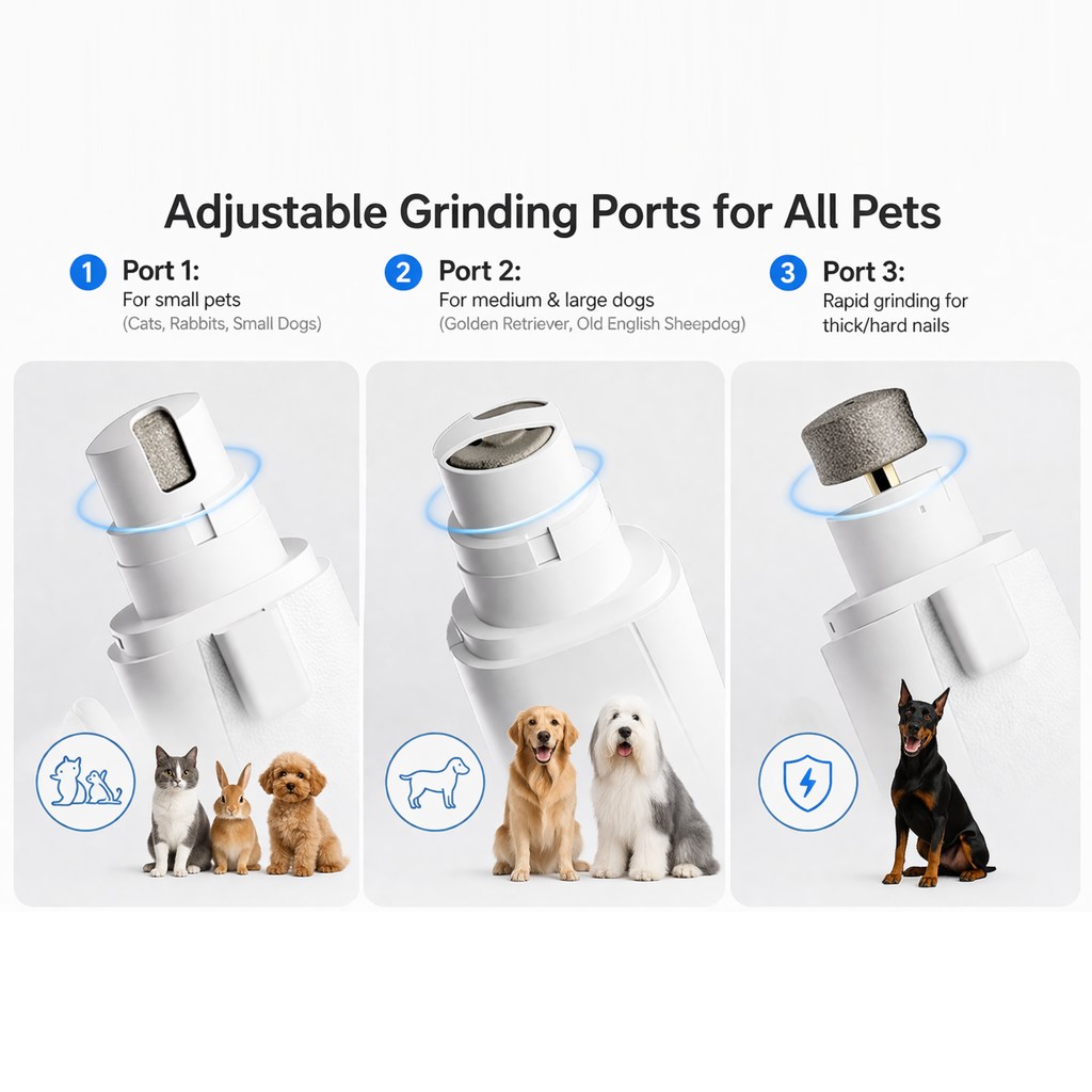 2-in-1 LED Pet Nail Clipper & Grinder