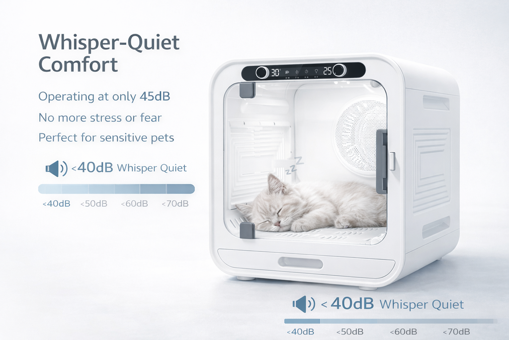 Smart Pet Dryer Box (72L) – The Ultimate Stress-Free Grooming