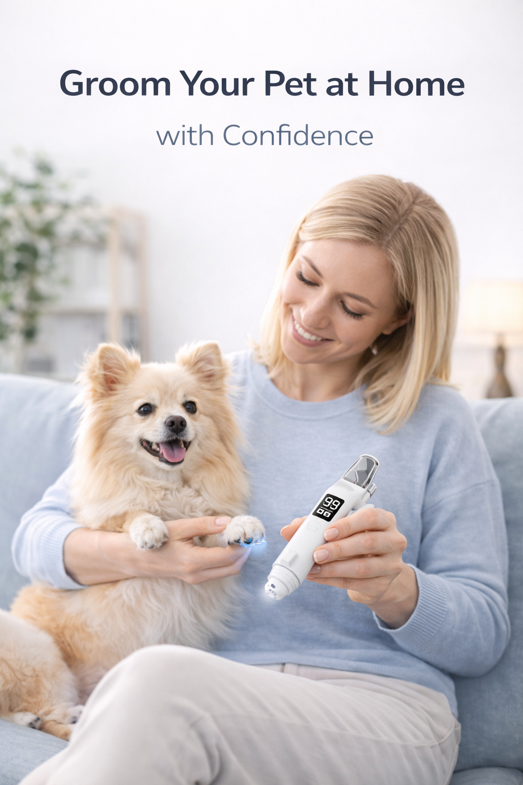 2-in-1 LED Pet Nail Clipper & Grinder