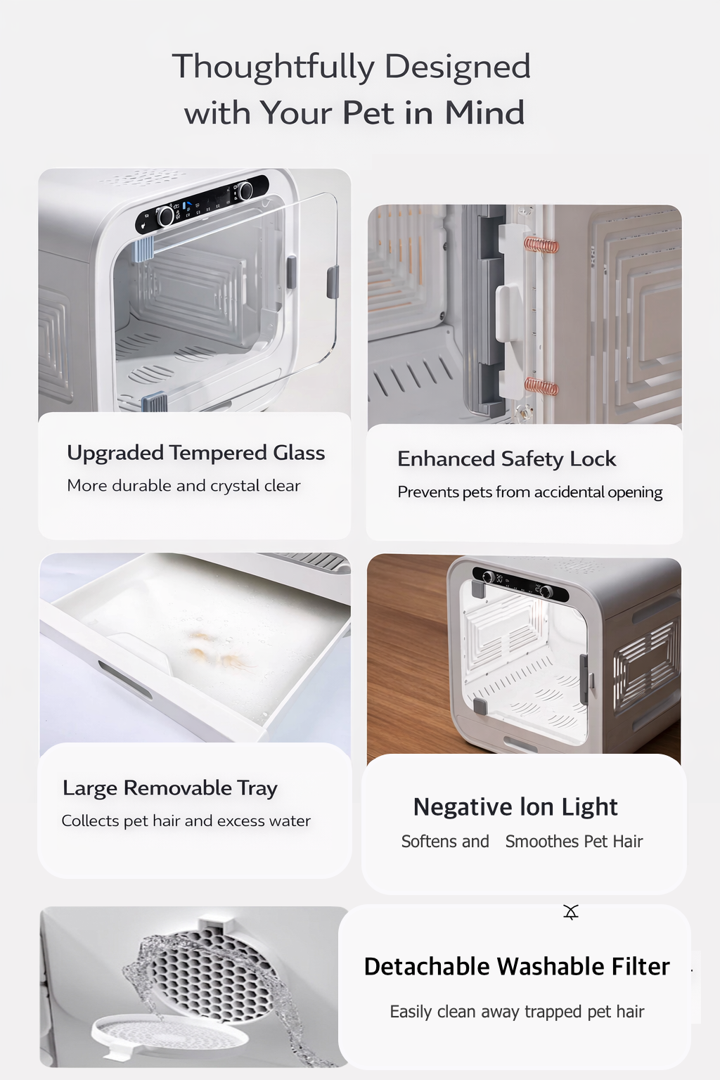 Smart Pet Dryer Box (72L) – The Ultimate Stress-Free Grooming