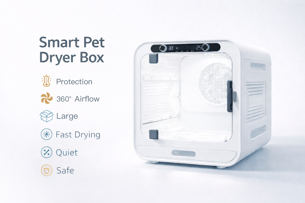 Smart Pet Dryer Box (72L) – The Ultimate Stress-Free Grooming