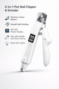 2-in-1 LED Pet Nail Clipper & Grinder