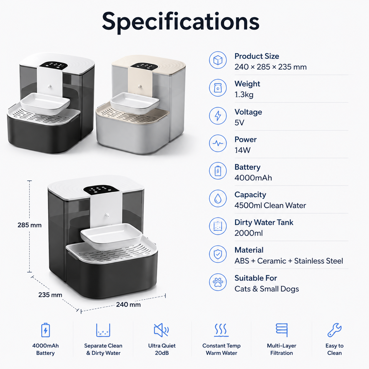 Pet Smart Water Fountain