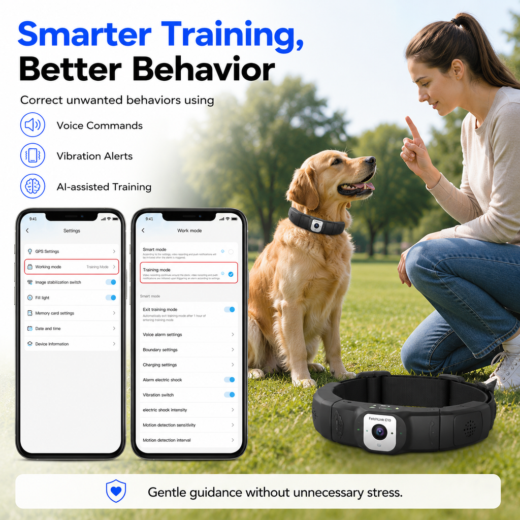 Smart Pet GPS Camera Collar