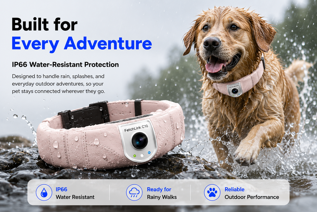 Smart Pet GPS Camera Collar