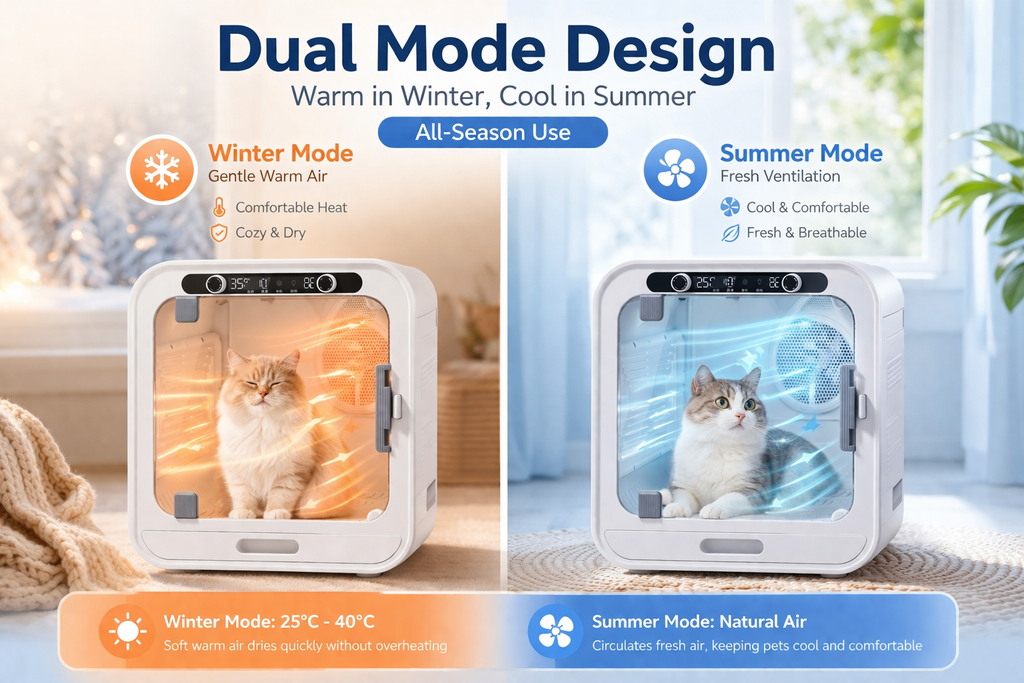 Smart Pet Dryer Box (72L) – The Ultimate Stress-Free Grooming