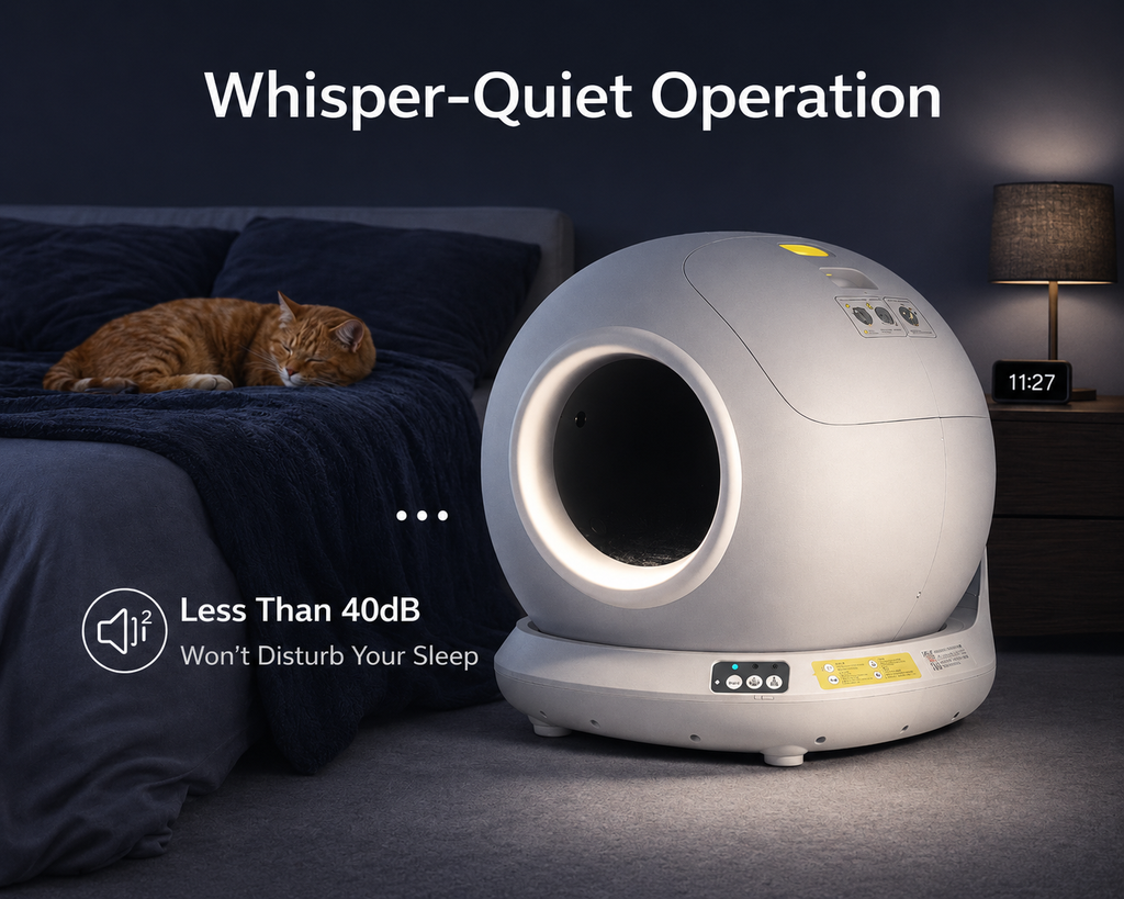 Smart Self-Cleaning Cat Litter Box