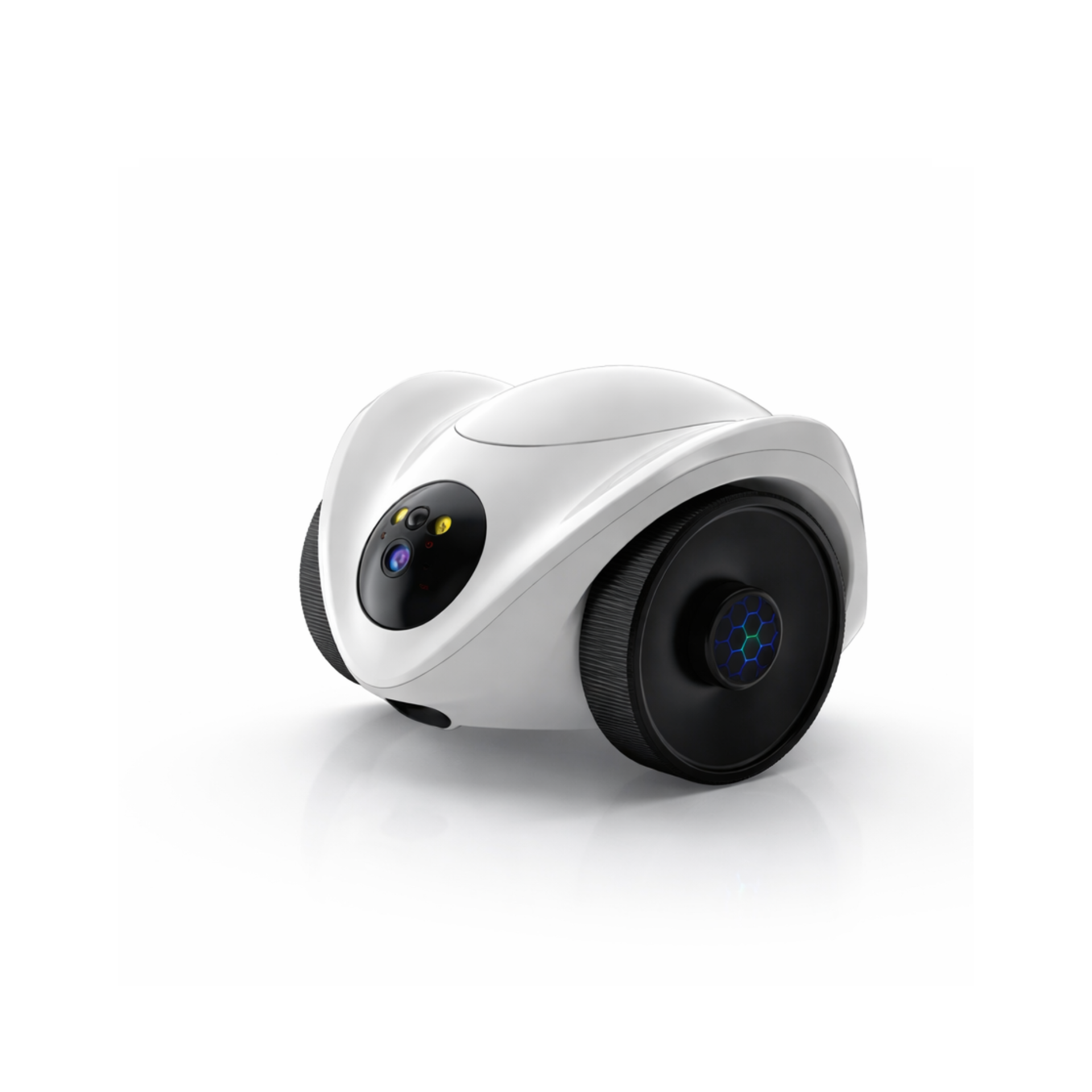 Smart Mobile Robot Camera: 360° All-Terrain Home & Pet Monitor
