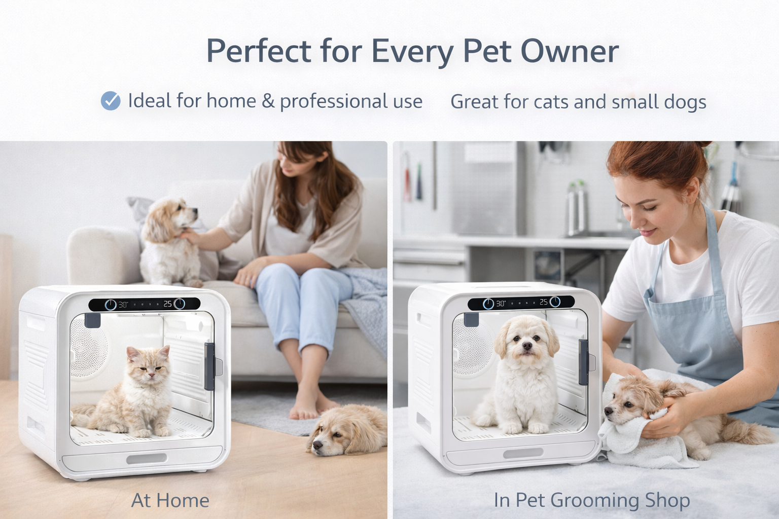 Smart Pet Dryer Box (72L) – The Ultimate Stress-Free Grooming